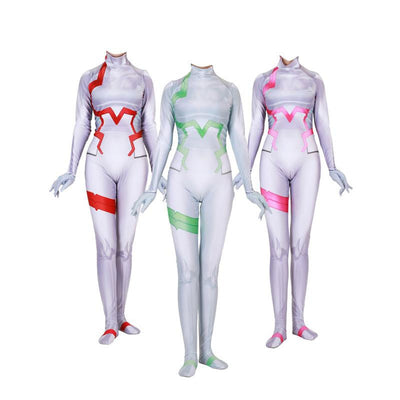 DARLING in the FRANXX KOKORO Ichigo Miku ZOROME Combat Jumpsuit Cosplay Costumes