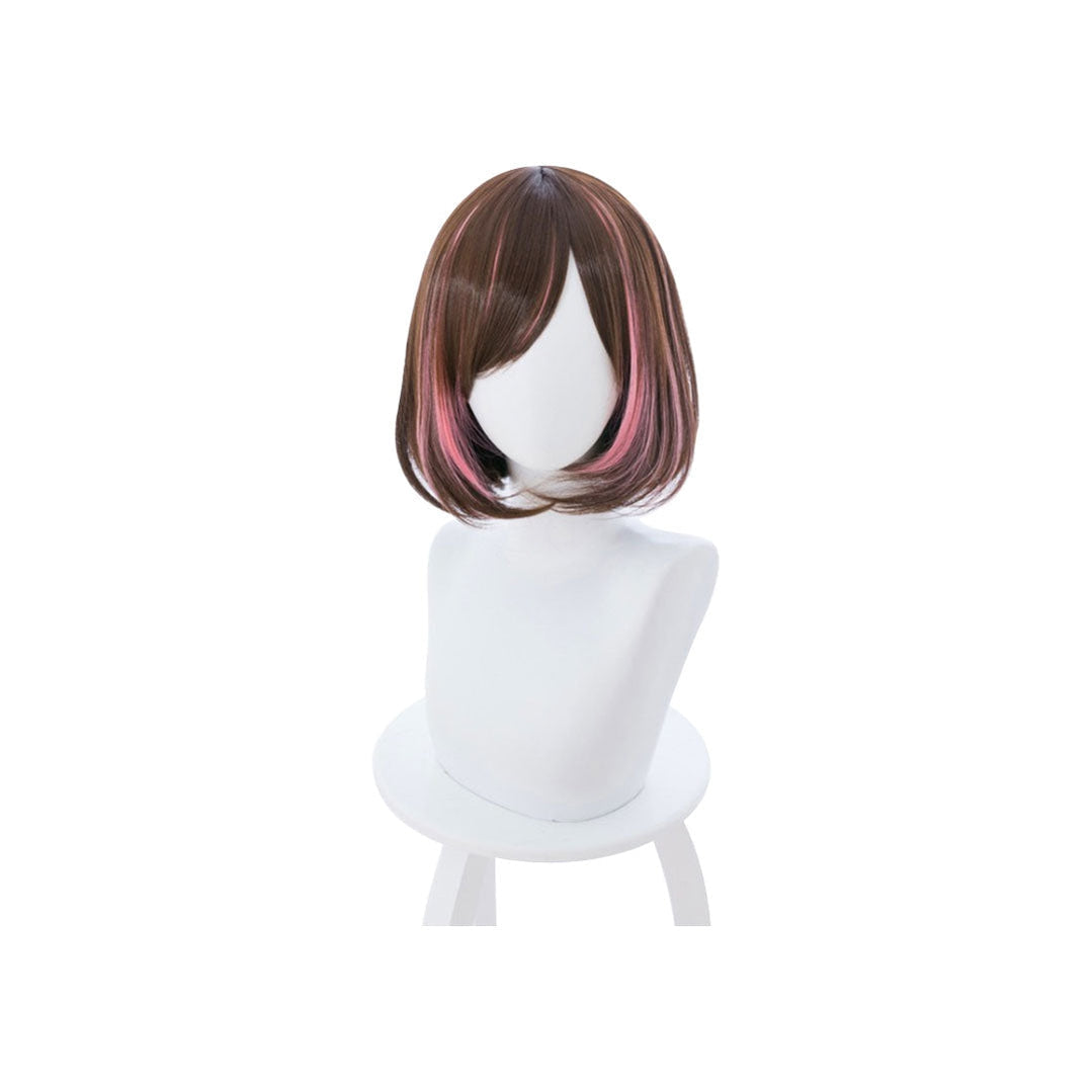 Virtual YouTuber Kizuna AI Short Brown Halloween Cosplay Wig