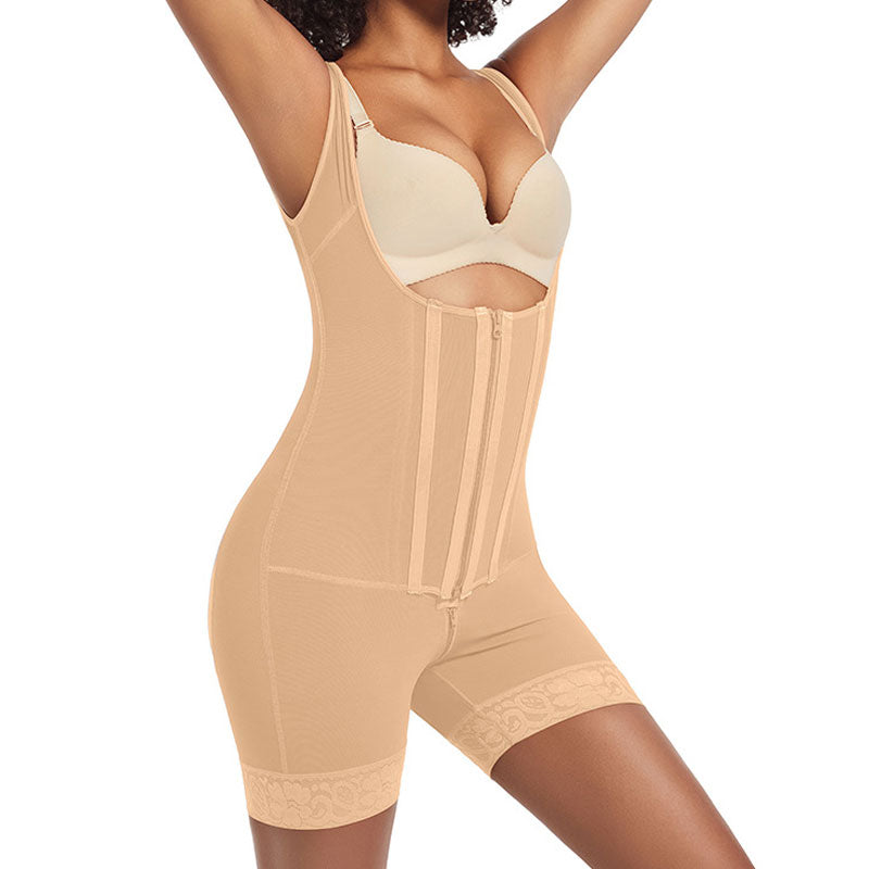 Shapewear Bodysuit for Women Tummy Control Fajas Colombianas Waist Trainer Butt Lifter Thigh Slimmer Full Body Shaper