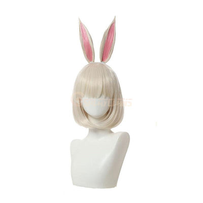 Anime Beastars Haru Short Long Silver Cosplay Wigs
