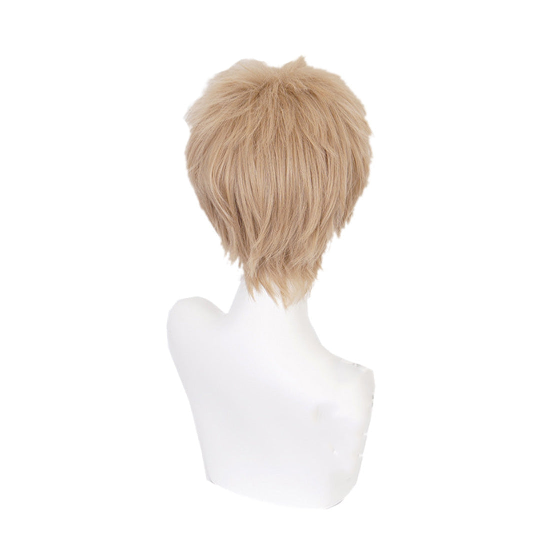 One Punch Man Genos Demon Cyborg Short Khaki Cosplay Wigs