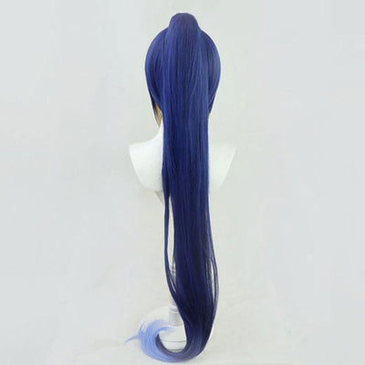 Hololive English Virtual Youtuber Ninomae Ina'nis Single Ponytail Cosplay Wigs