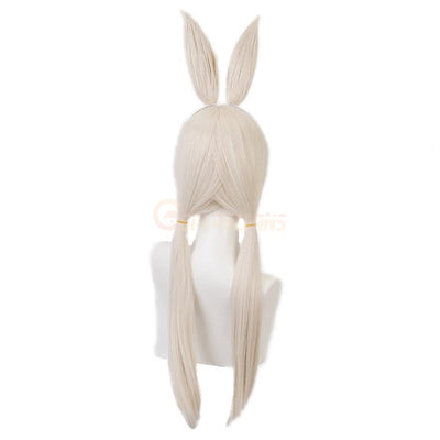 Anime Beastars Haru Short Long Silver Cosplay Wigs