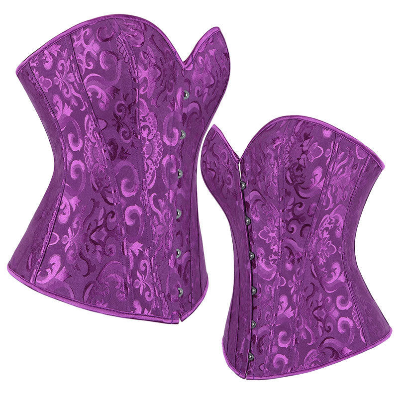 Court Style Bridal Corset Shaper Bust Lifting Waist Cinching Tight Bustier Camisole Tank Top Hourglass Shapewear