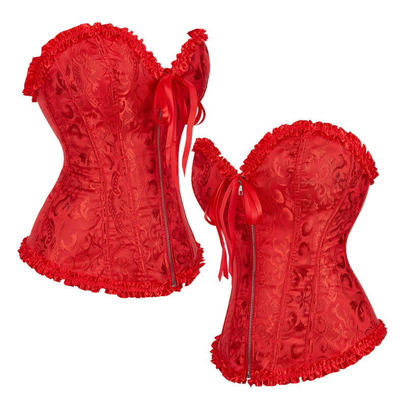 Court-styletro Z Reipper Jacquard Bustier Waist-cinching Corset Cosplay Costumes
