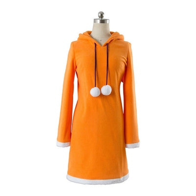 Anime No Game No Life Shuvi Doura Orange Dress Cosplay Costume