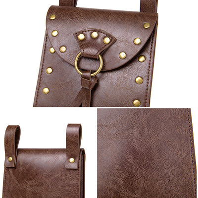 Retro Viking Style Rider Coin Pouch with Belt Hanging Cosplay Props