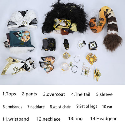 Genshin Impact Xilonen Cosplay Costumes
