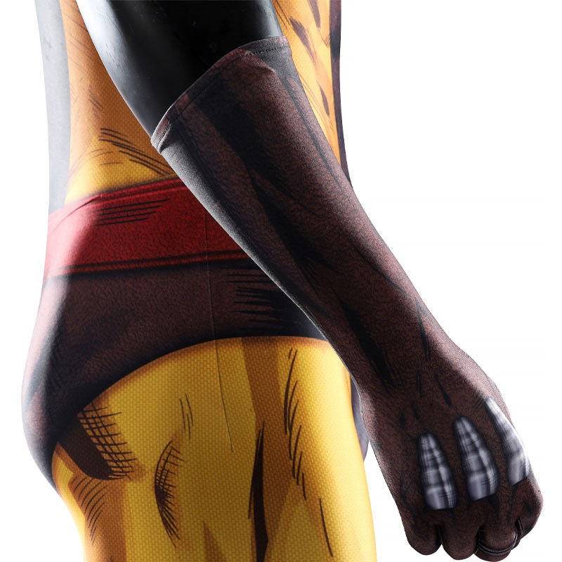 X-Men Wolverine Brown Ochre Suit Cosplay Costume