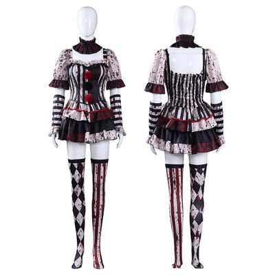 Clown Halloween Party Dark Cosplay Costumes