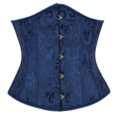 Corset Women‘s Brocade Underbust Boned Corsets Bustier Waist Trainer