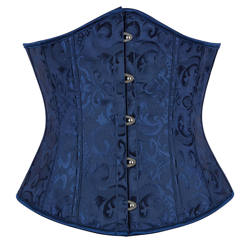 Corset Women‘s Brocade Underbust Boned Corsets Bustier Waist Trainer