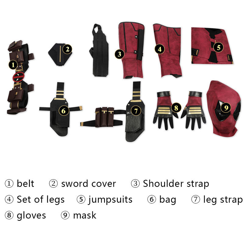 Deadpool 3 Wade Wilson Cosplay Costumes