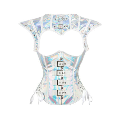 Gothic Rock Steampunk Cape and Corset Halloween Cosplay Costumes