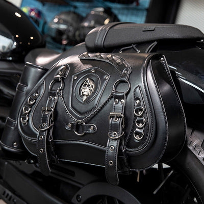 Punk Rock Phoenix Harley Motorcycle Handbag Cosplay Props