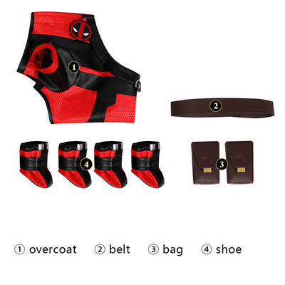 Deadpool 3 Dogpool Pet Cosplay Costumes Dog Cosplay Suit