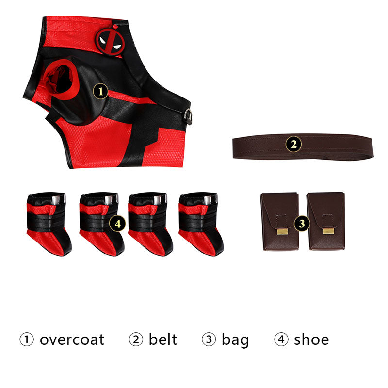 Deadpool 3 Dogpool Pet Cosplay Costumes Dog Cosplay Suit