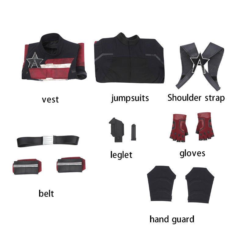 Marvel The New Avengers Thunderbolts U.S. Agent Cosplay Costumes