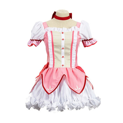 Anime Puella Magi Madoka Magica Madoka Kaname Cosplay Costumes