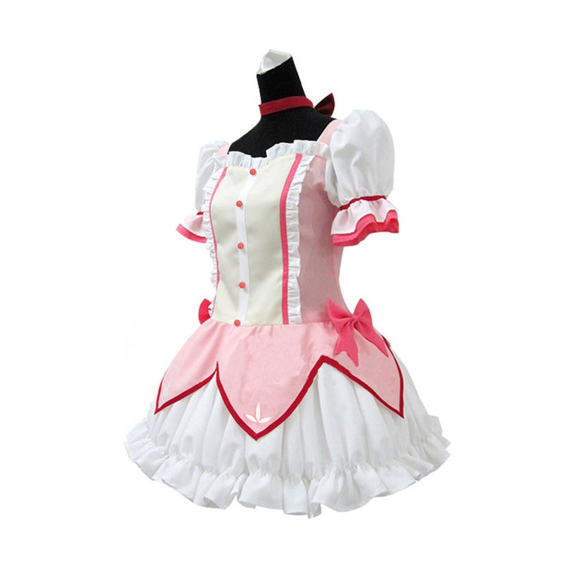 Anime Puella Magi Madoka Magica Madoka Kaname Cosplay Costumes