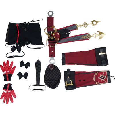 Genshin Impact Goth Girl Daily Meropide M Cosplay Costumes