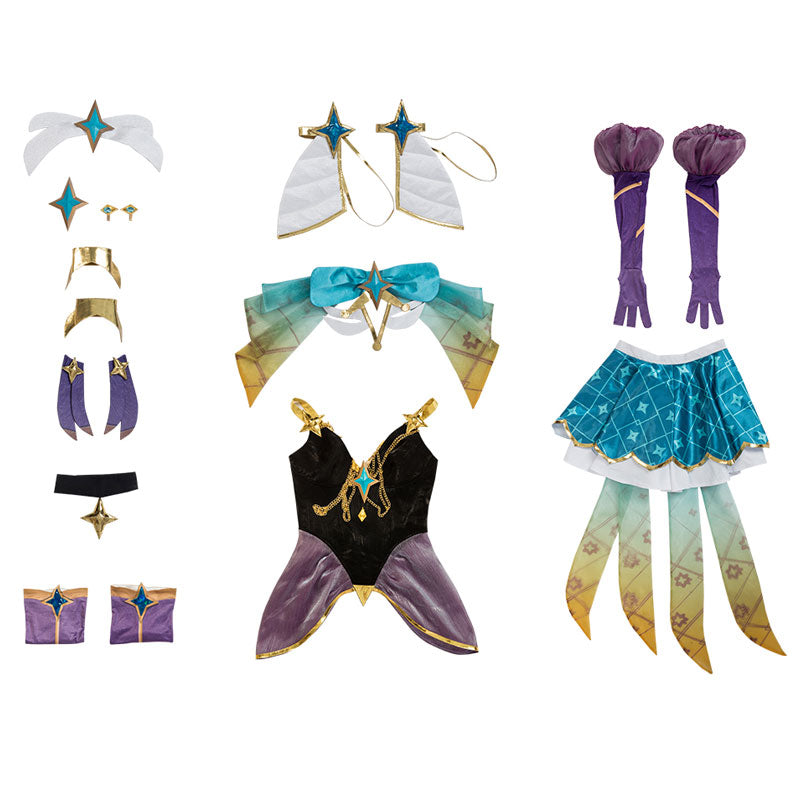 Game LOL Star Guardian 2022 Prestige Syndra Cosplay Costumes