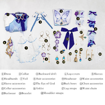 Genshin Impact Breeze of Sabaa Nilou Cosplay Costumes
