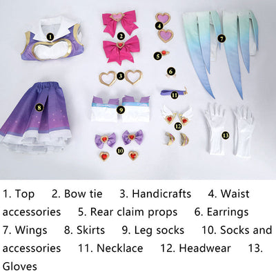 Overwatch Magical Girl Kiriko Cosplay Costumes