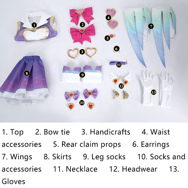 Overwatch Magical Girl Kiriko Cosplay Costumes