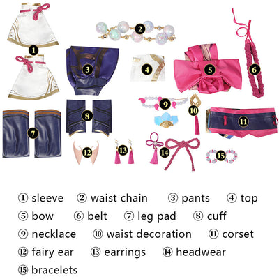 Game LOL Spirit Blossom Syndra Cosplay Costumes