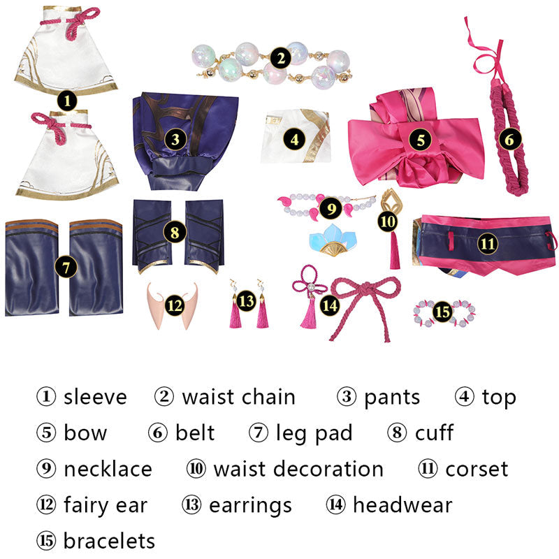 Game LOL Spirit Blossom Syndra Cosplay Costumes