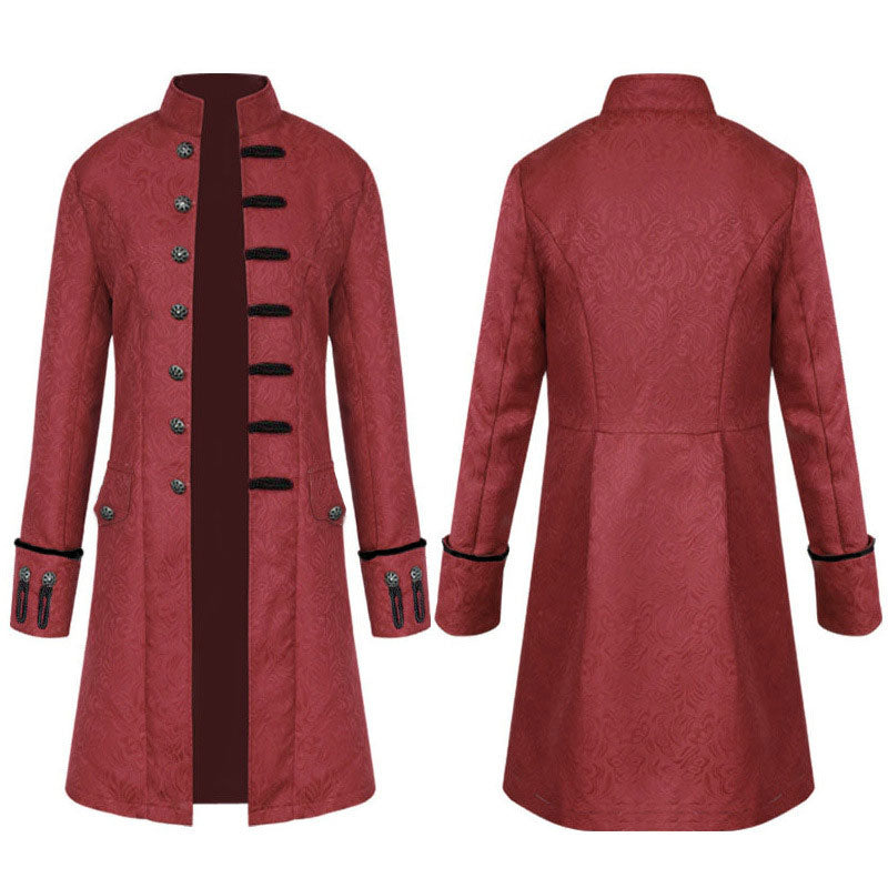 Adult Men's Medieval Suit Halloween Vintage Victorian Outfit Cosplay Costume