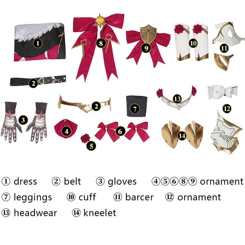 Game Genshin Impact Noelle Cosplay Costumes