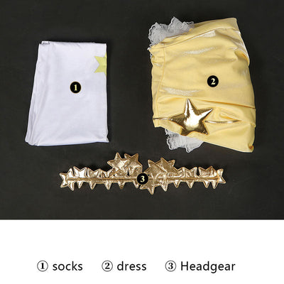 Anime Cardcaptor Sakura Sakura Kinomoto Star Dress Cosplay Costumes