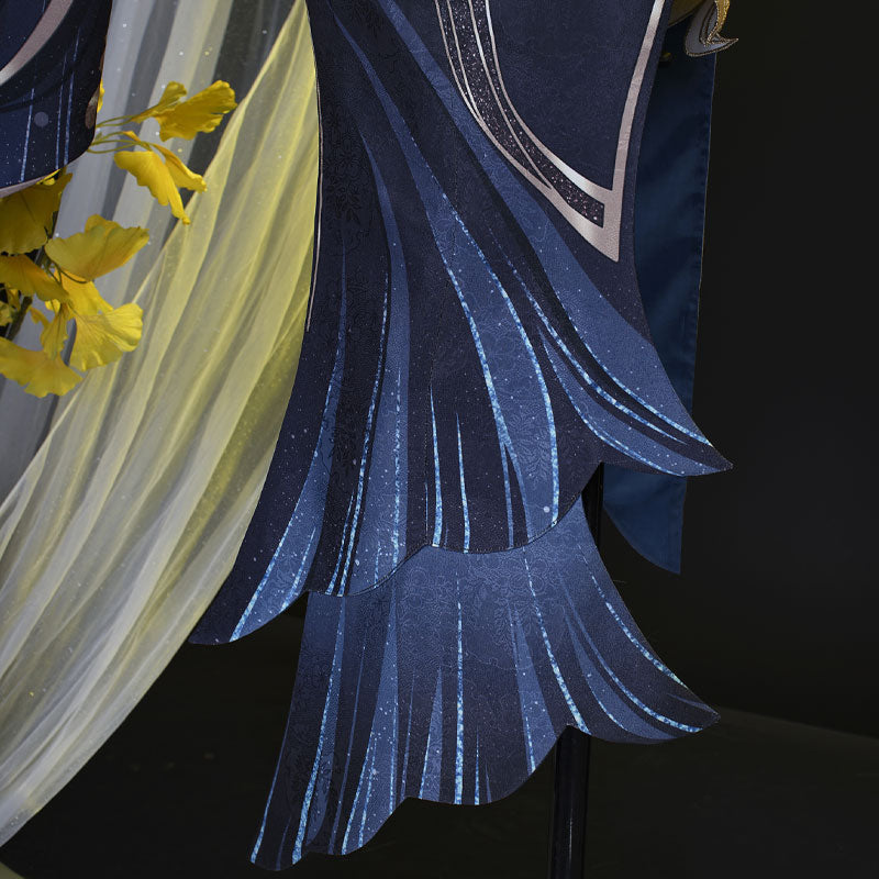 Game Genshin Impact Frostflower Dew Shenhe Cosplay Costumes