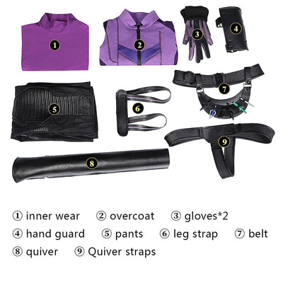 Hawkeye Kate Bishop Fullset Cosplay Costume With Props
