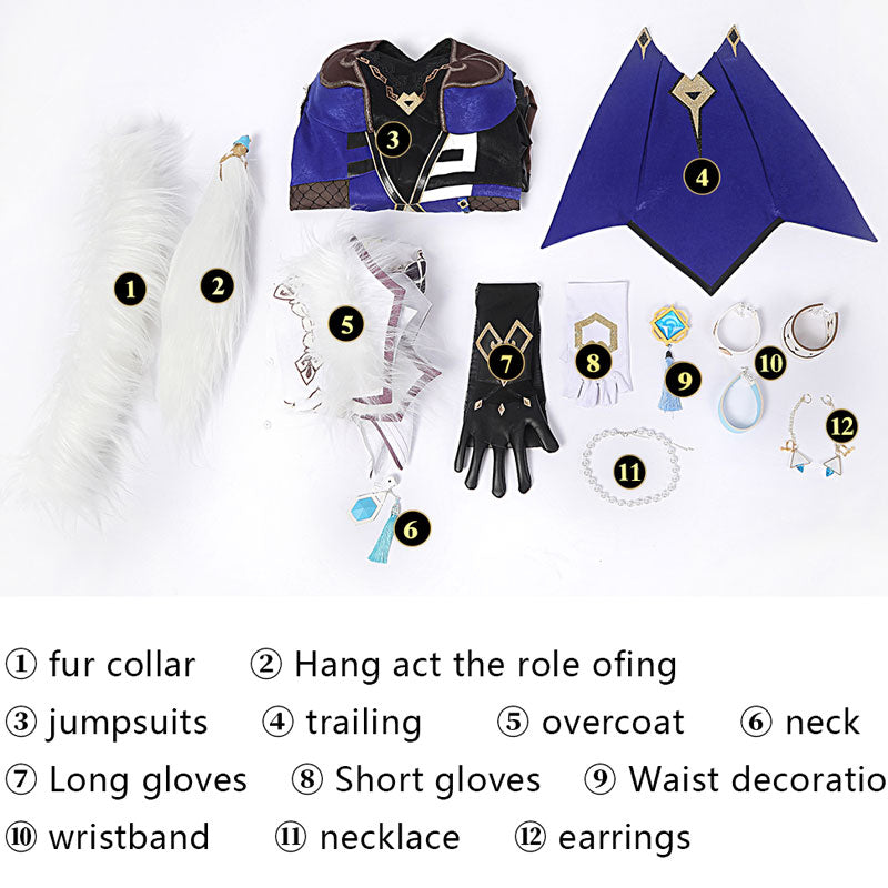 Game Genshin Impact Yelan Cosplay Costumes