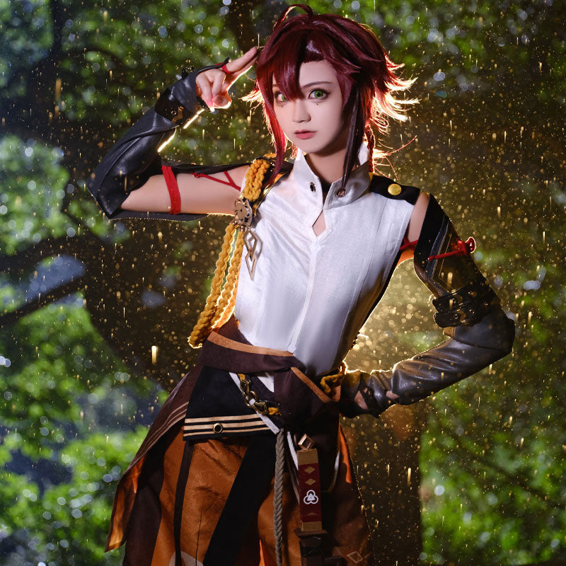 Game Genshin Impact Shikanoin Heizou Cosplay Costumes