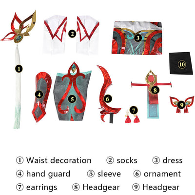 Game LOL Mythmaker Irelia Cosplay Costumes