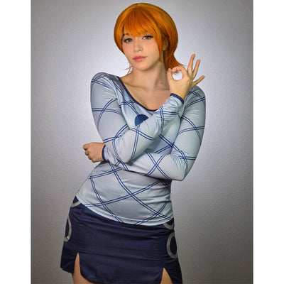 One Piece Live Action Season 2 Nami Blue Cosplay Costumes