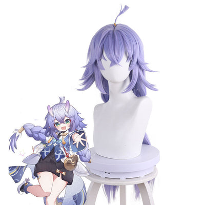Game Honkai: Star Rail Bailu Cosplay Wigs