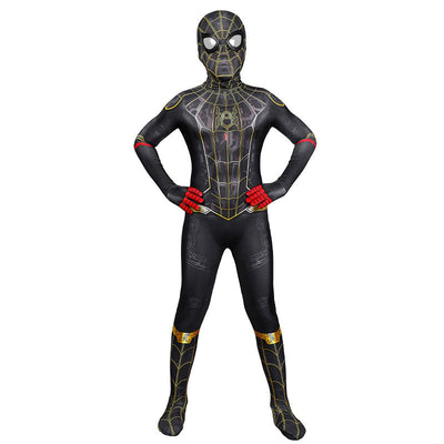Spider-Man 3 No Way Home Peter Parker Kids Jumpsuit Cosplay Costumes