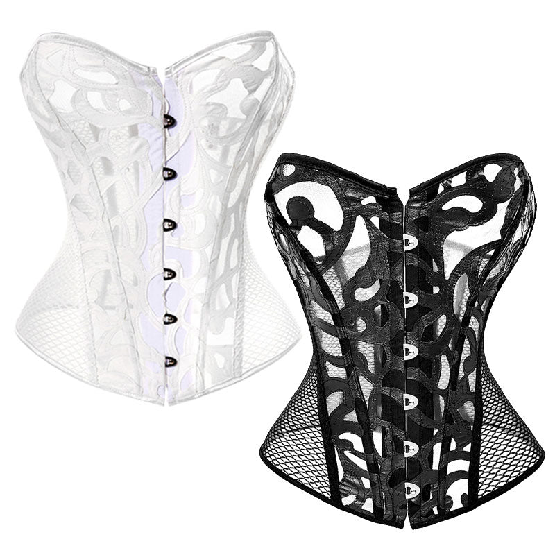 Palace Women's Tummy-control Mesh Breathable Tights Corset Cosplay Costumes