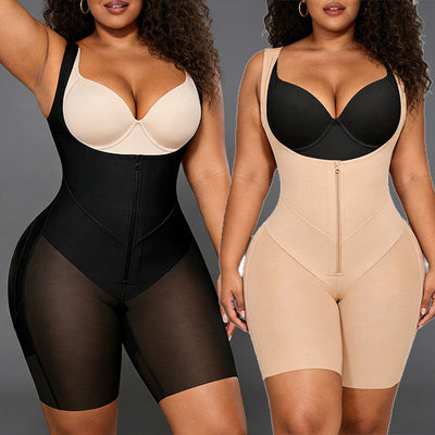 Shapewear for Women Tummy Control Fajas Colombianas Body Shaper Butt Lifter Compression Garment Open Bust Bodysuit
