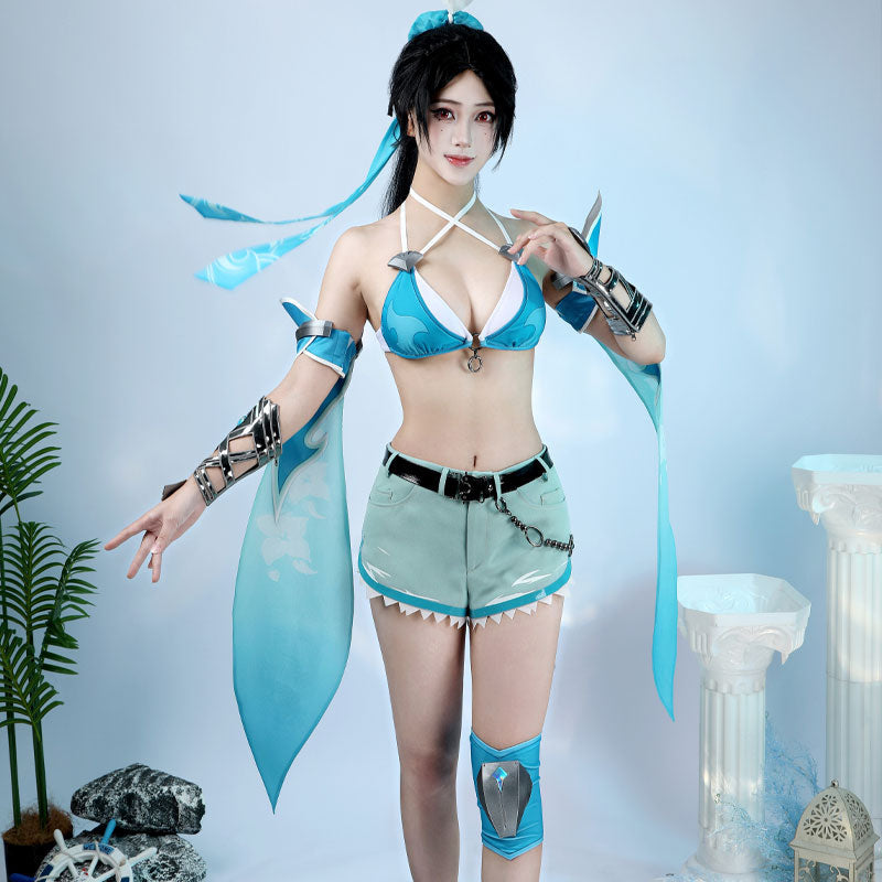 Overwatch Summer Anran Swimsuit Cosplay Costume