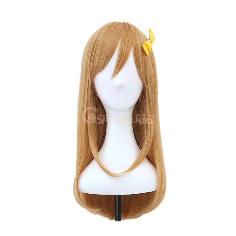 Anime LoveLive!Sunshine!! Kunikida Hanamaru Long Linen Brown Cosplay Wigs