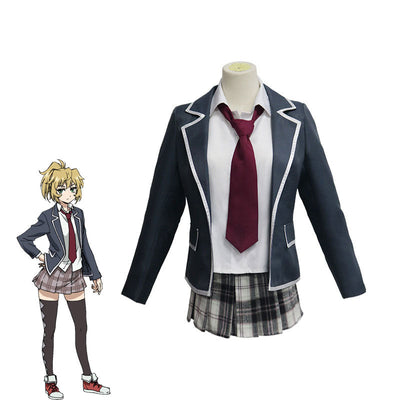 Anime High-Rise Invasion Mayuko Nise Fullsuit Cosplay Costumes