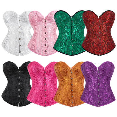 Court Style Bridal Corset Shaper Bust Lifting Waist Cinching Tight Bustier Camisole Tank Top Hourglass Shapewear