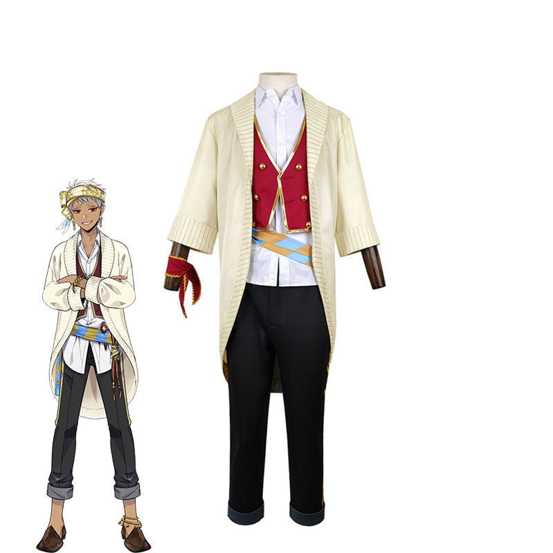 Game Twisted-Wonderland Scarabia Kalim Al-Asim Cosplay Costume