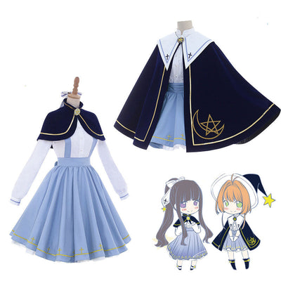 Anime Cardcaptor Sakura Sakura Kinomoto Tomoyo Daidouji Cosplay Costumes